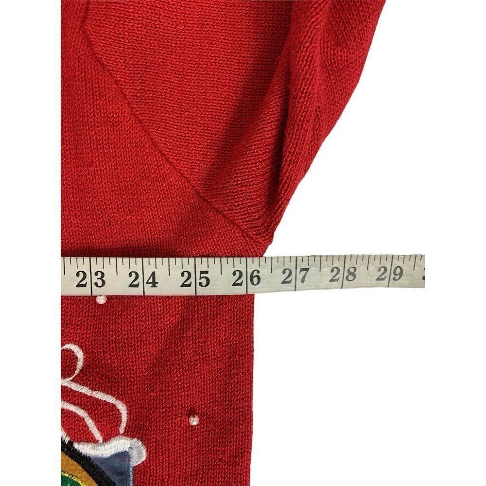 V J Women's North Pole Christmas Sweater - Picture 4 of 7